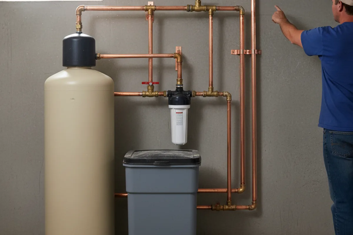 Whole-house water treatment system installed in Ennis